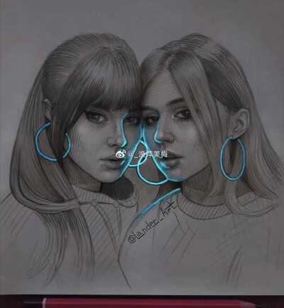 会发光的素描，好美~ 作者：lander_art ​
带给你不一样的视觉体验！素描，要懂得变通，一切都会变得不一样。
