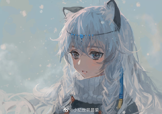 #明日方舟# 银色的雪。 ​​​​