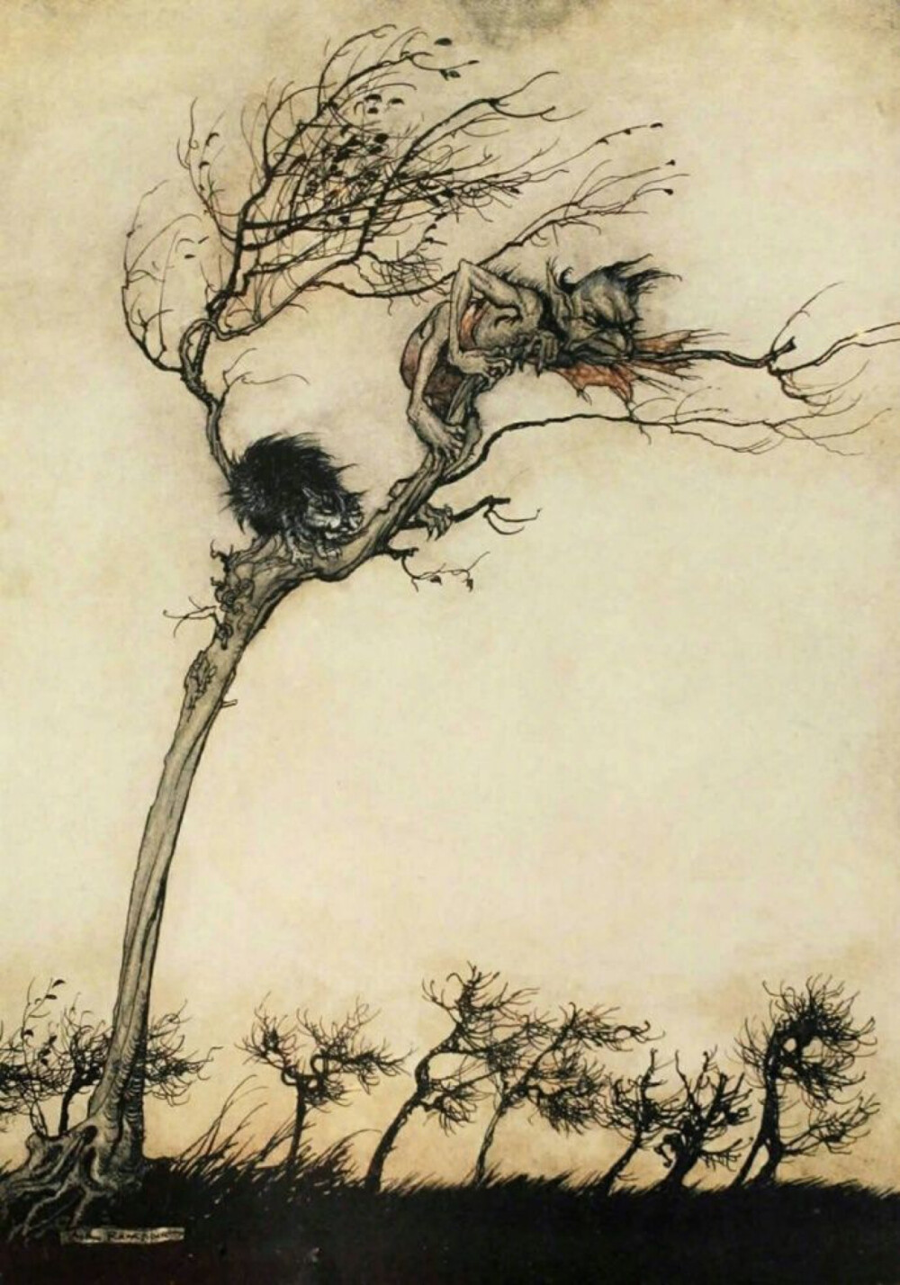 英国著名插画艺术家Arthur Rackham（亚瑟 拉克姆)作品