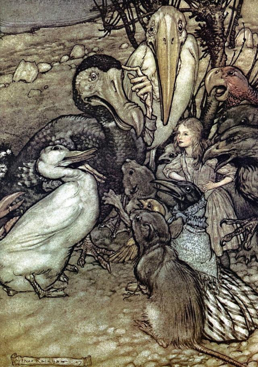 英国著名插画艺术家Arthur Rackham（亚瑟 拉克姆)作品