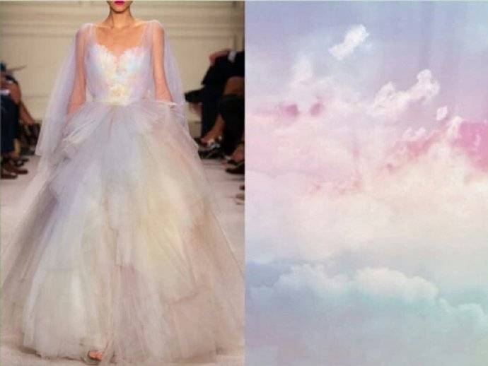 自然为灵感，日月星辰作衣裳。
| Liliya Hudyakova ​ ​​​
图源微博