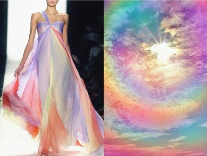 自然为灵感，日月星辰作衣裳。
| Liliya Hudyakova ​ ​​​
图源微博