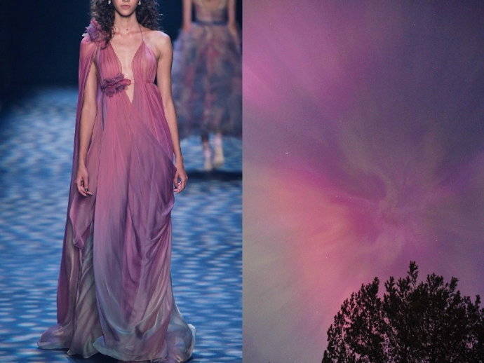 自然为灵感，日月星辰作衣裳。
| Liliya Hudyakova ​ ​​​
图源微博