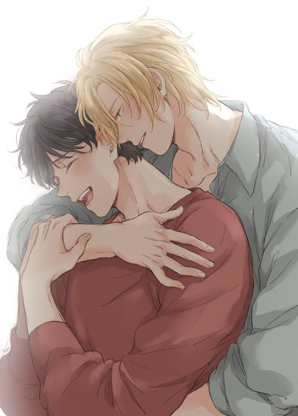 BANANA FISH.
[cp]谨以此书献给我的友人A 于我而言他就是黎明。
“乞力马扎罗山海拔19710英尺，山顶终年积雪。西高峰叫马塞人的‘鄂阿奇—鄂阿伊’，即上帝之庙殿的意思。在西高峰的近旁，有一具已经风干冻僵的豹子的尸体。它为什么到那么高的山顶去呢？没有人知道原因。”亚修他，很温柔。
“我的灵魂与你同在，永远。” 