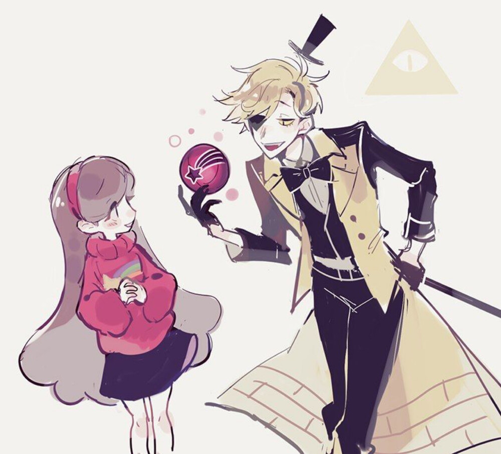 怪诞小镇 Gravity Fall Bill Cipher 比尔 比姥姥 玉米片（x