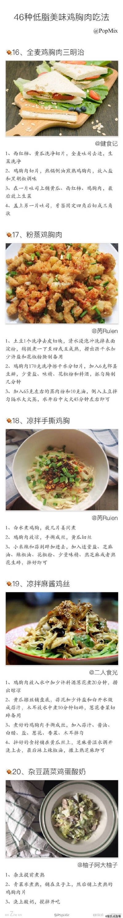 46种低脂美味鸡胸肉做法