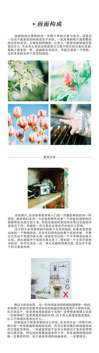 教程篇 | 如何才能拍出好看的日系清新照片
整理：@买大鱼_ ​