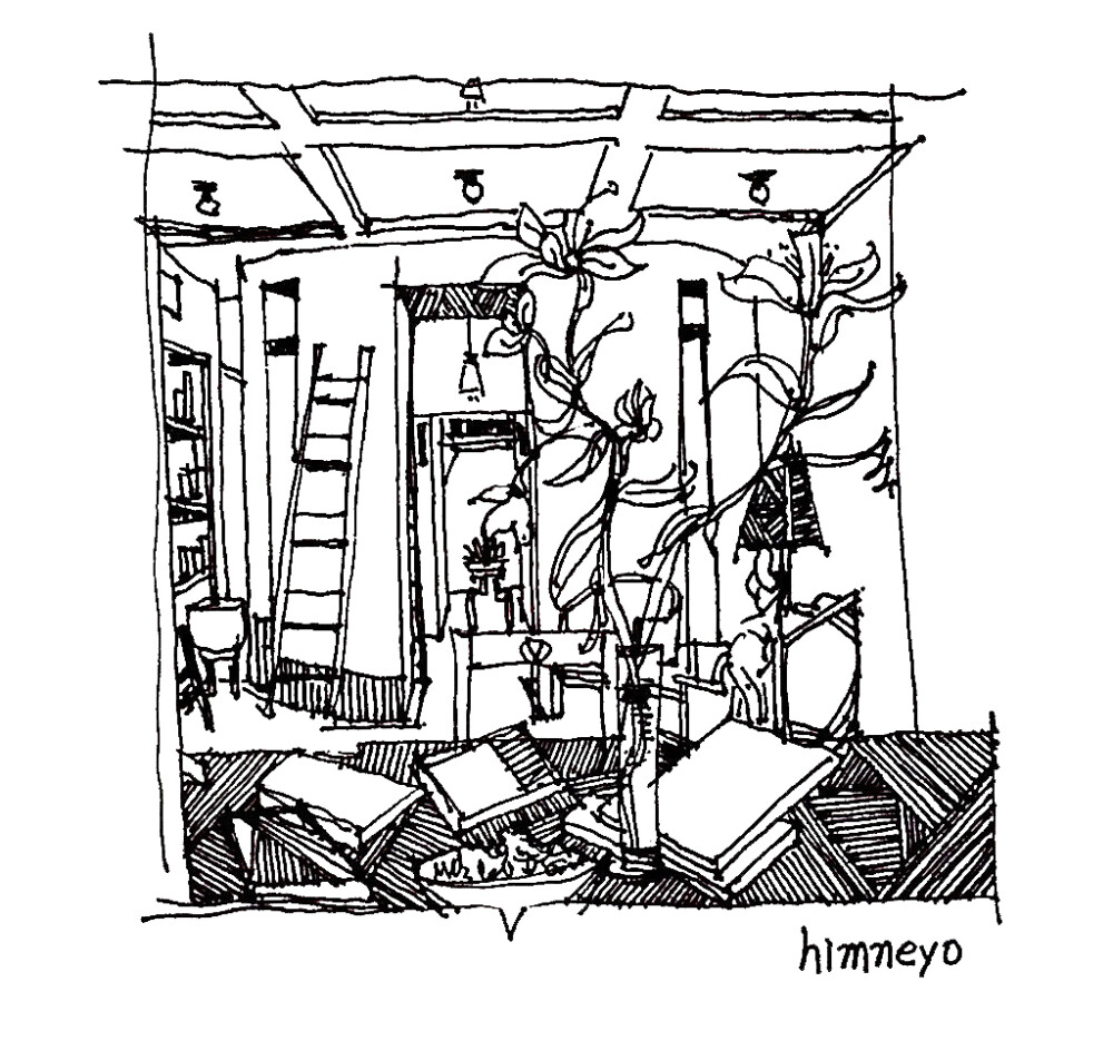 79堆满植物的书房