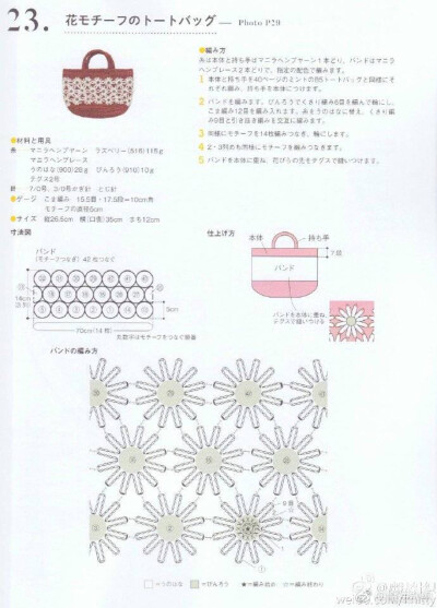 钩针包图解