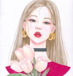 彩铅人物