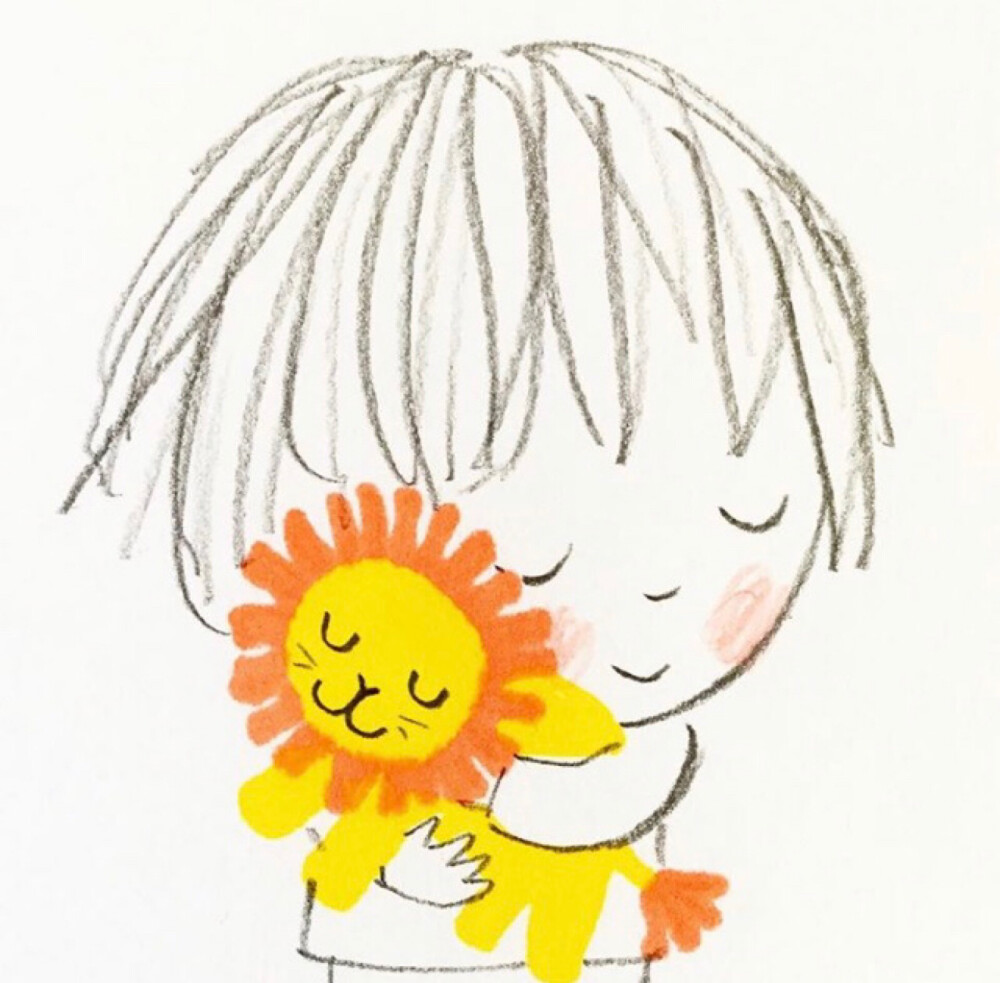 可爱小女孩插画 头像