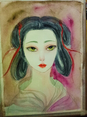 此生无悔入夏目 
来世愿做帐中妖 
愿汝轻声唤吾名 
得守身侧伴汝生。