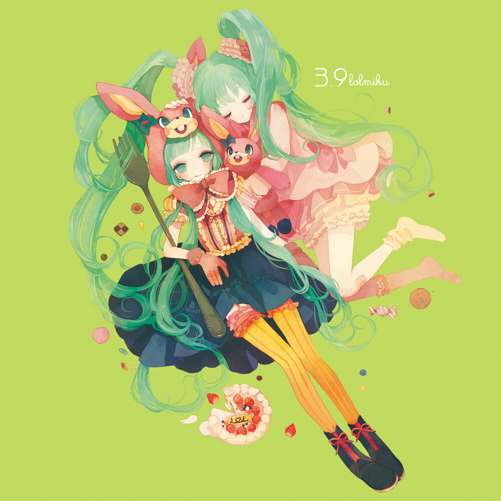 初音_LOL -lots of laugh 画师：pechika