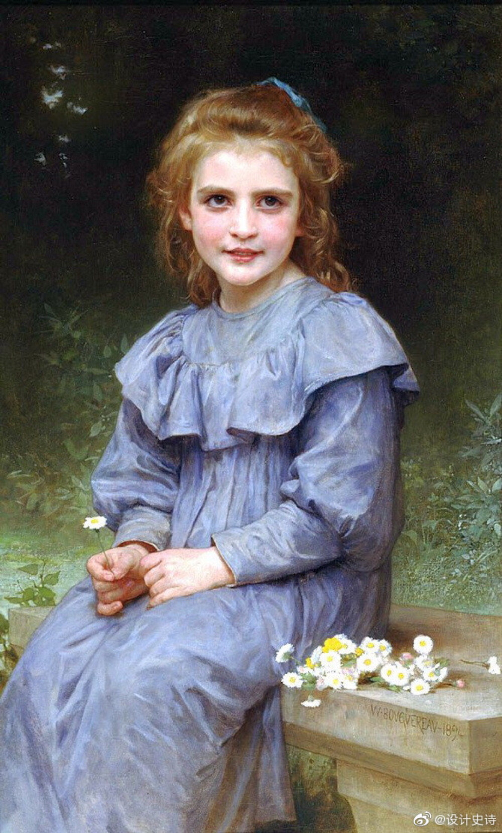 威廉·阿道夫·布格罗（William Adolphe Bouguereau，1825年11月30日 - 1905年8月19日），是19世纪末的法国学院派画家。布格罗的绘画常用神话作为灵感，以19世纪的现实主义绘画技巧来诠释古典主义的题材，并且经常以女性的躯体作为描绘对象。布格罗在世时于法国和美国都享有高度的名声，并且在一生中获得众多的荣誉，同时他的作品在当时也都以超高价卖出。作为那个时代沙龙画家中的佼佼者，布格罗成为后来崛起的印象派等前卫艺术的首要攻击对象[2]，并且在20世纪由于现代主义的崛起而被遗忘。到了1980年代，对于人物画和19世纪画风的兴趣重新崛起，布格罗的绘画才又开始被重视[2]，并且被认为是学院派艺术最重要的画家之一。在他一生中，布格罗总共画了822幅当下已知的画，除此之外还有其他许多作品的下落不明。
