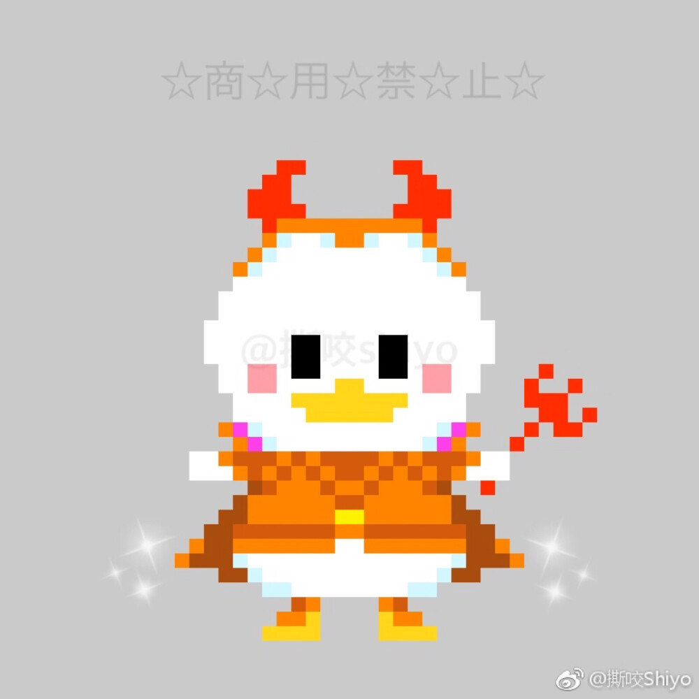 拼豆-迪士尼-唐老鸭