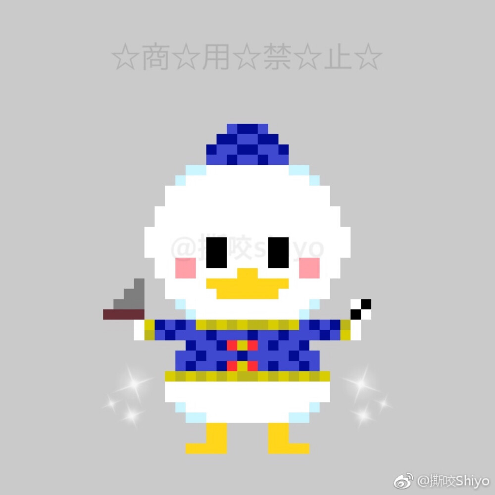 拼豆-迪士尼-唐老鸭