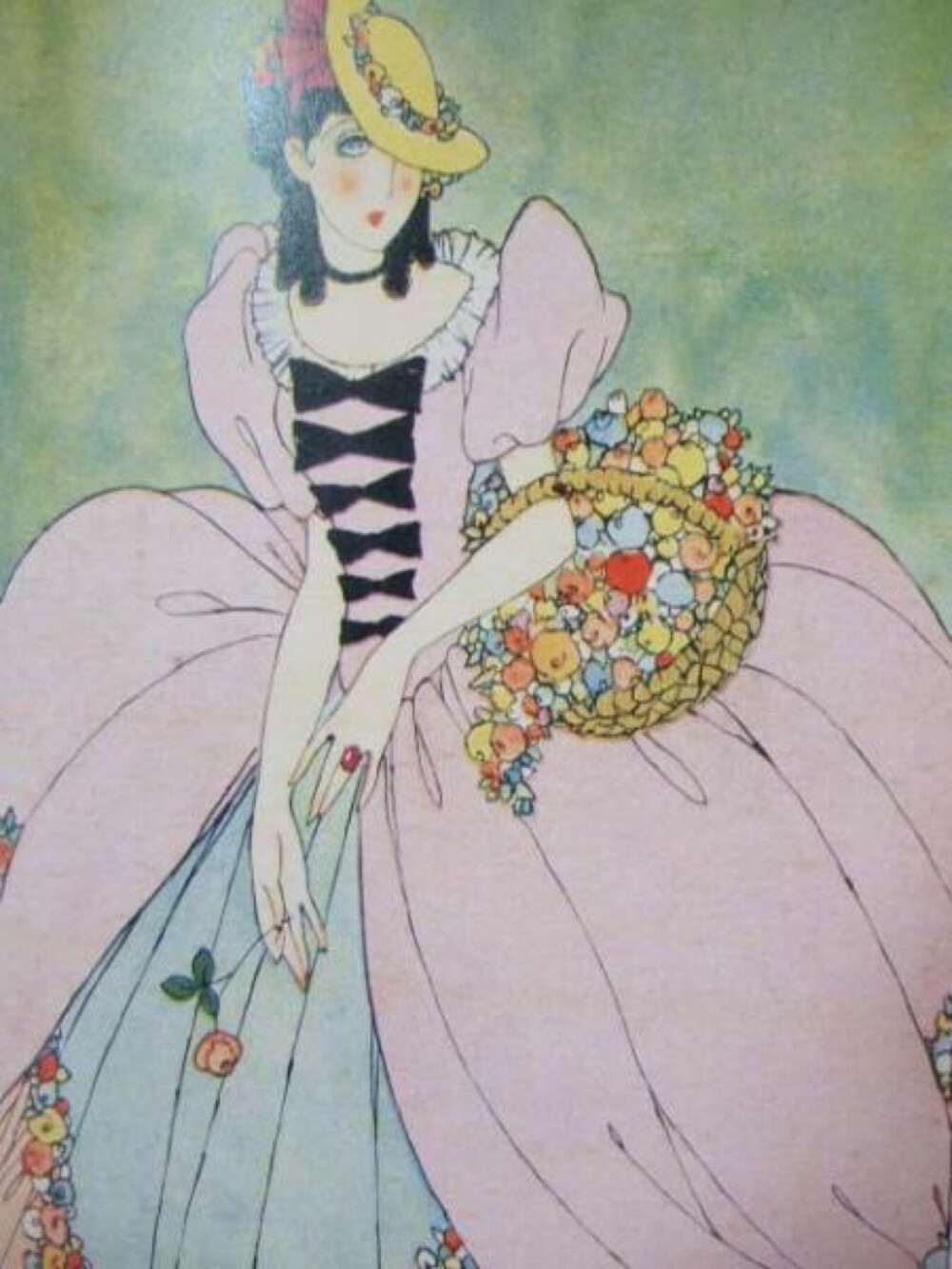 中原淳一笔下的女子