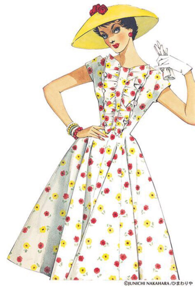 中原淳一笔下的女子