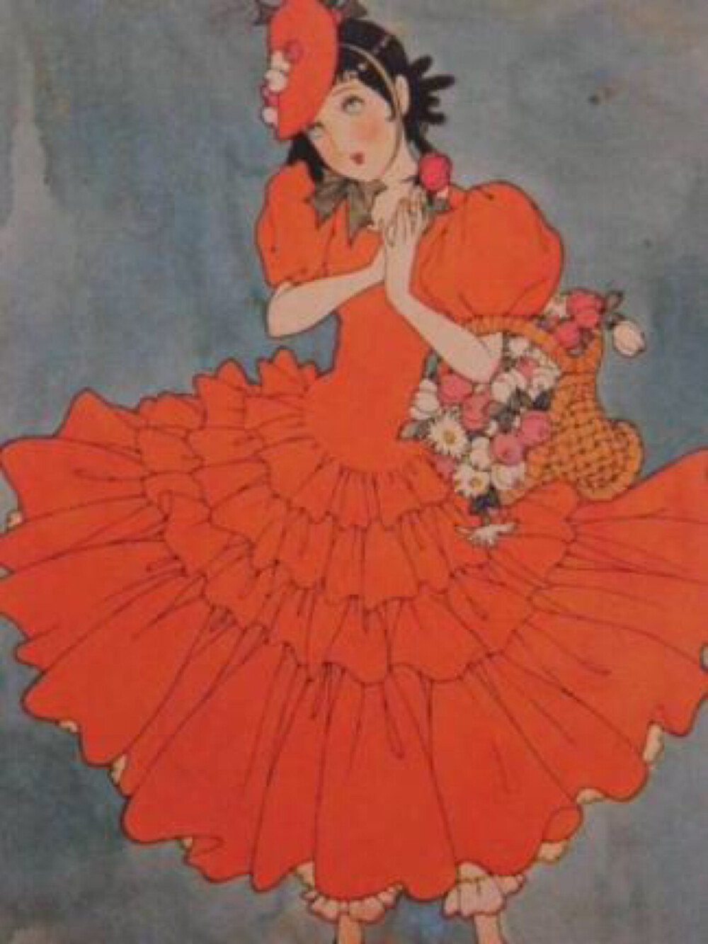 中原淳一笔下的女子