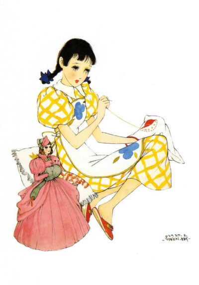 中原淳一笔下的女子