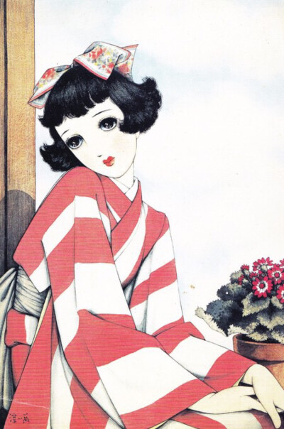 中原淳一笔下的女子