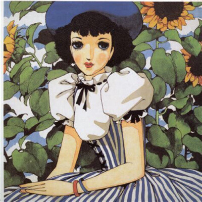 中原淳一笔下的女子