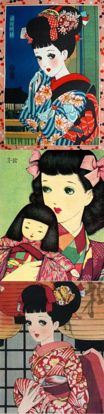 中原淳一笔下的女子