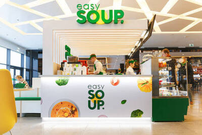 #logo设计集#  轻食快餐连锁店EASY SOUP品牌VI设计 ​​​​