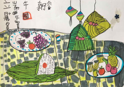 艺彩时光一一端午节粽子