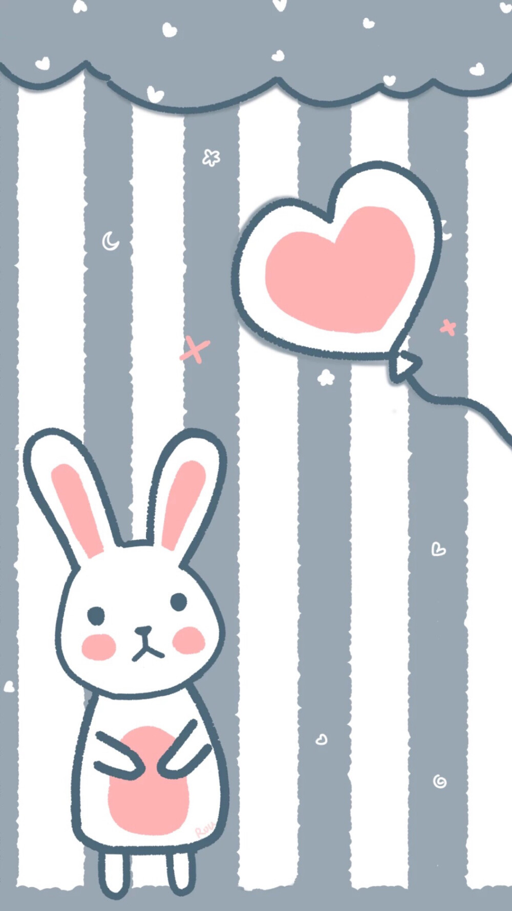 ꒒ ০ ⌵ ୧ ♡盼夏自描手机壁纸