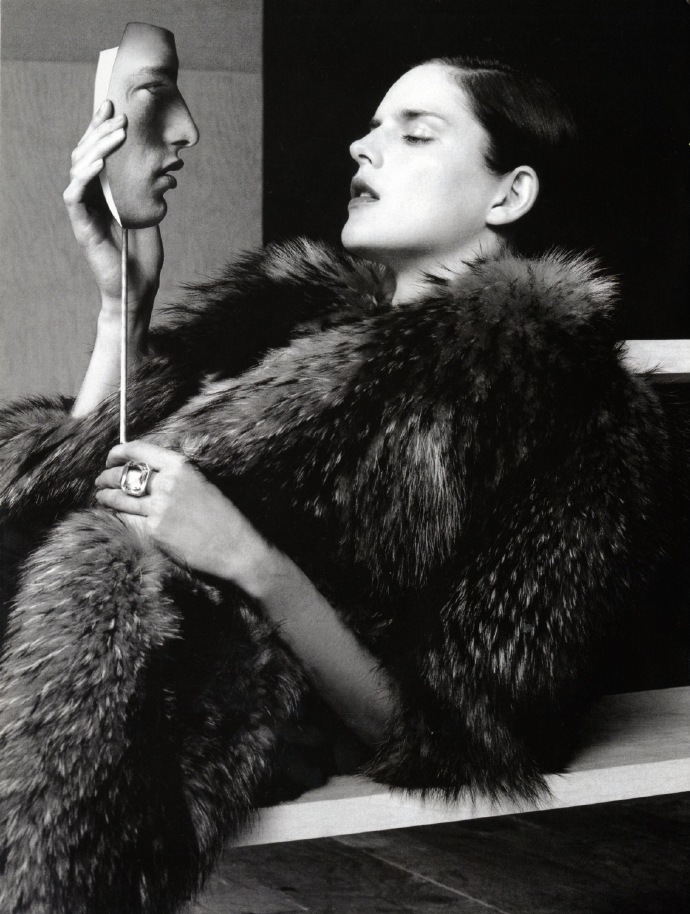 Stella Tennant by Philippe Cometti for Yves Saint Laurent FW 1999 Campaign ???? 