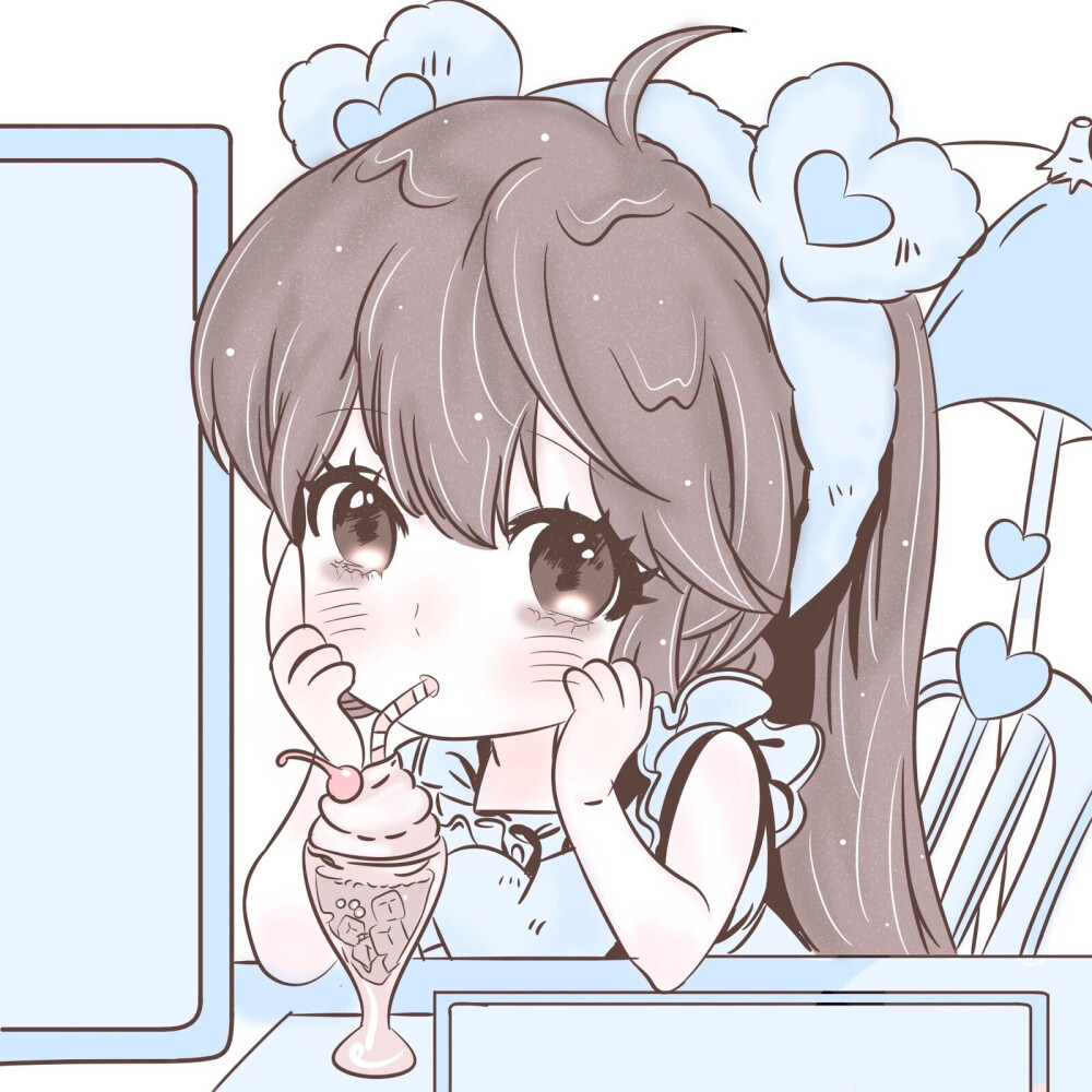 ꒒ ০ ⌵ ୧ ♡盼夏自描女生头像