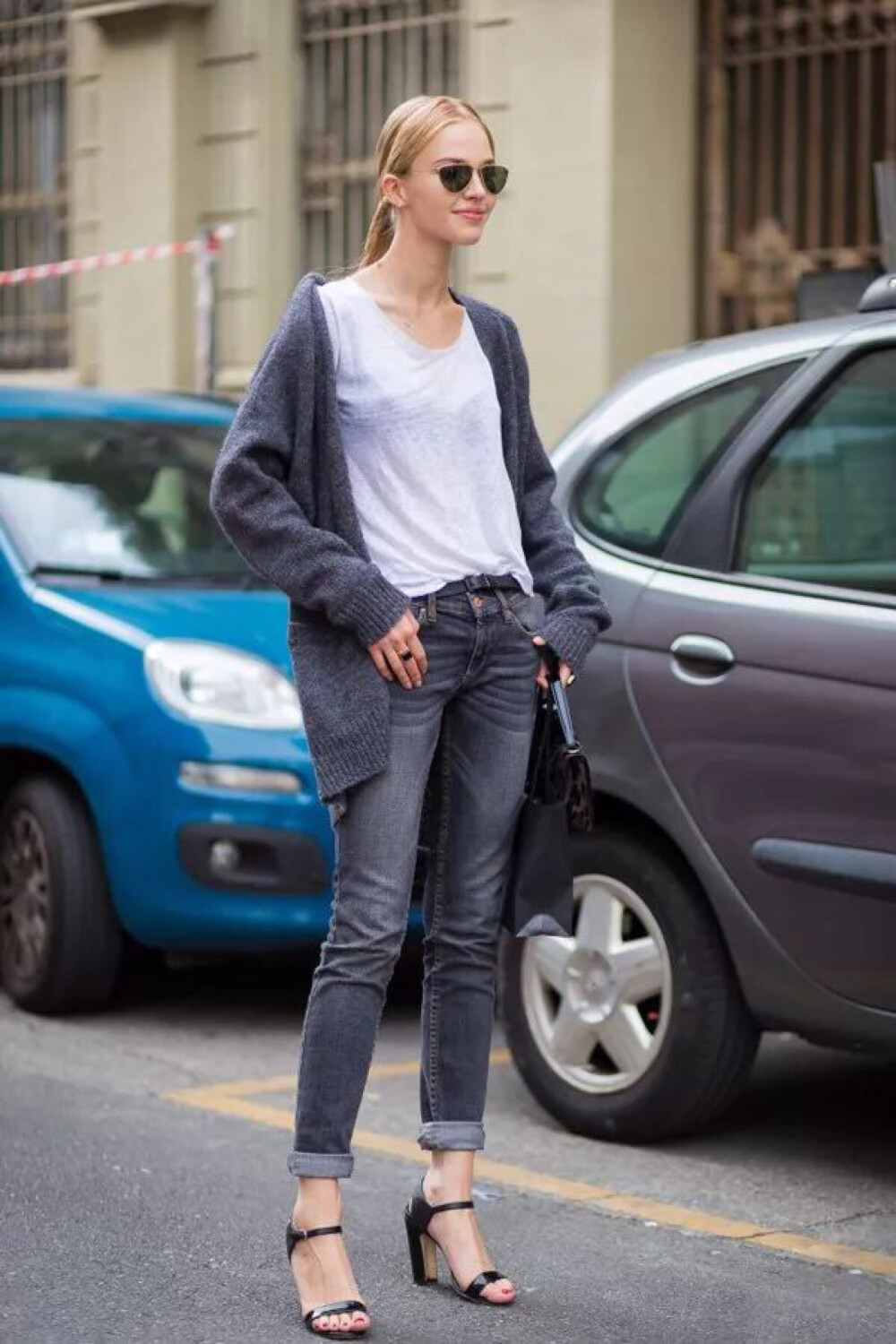 欧美街拍模特街拍streetstyle