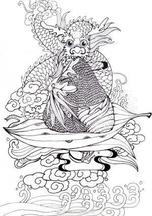线描端午