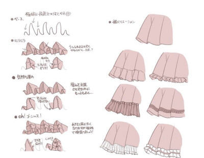 小裙子画法