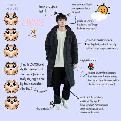 jinnie× yoonie× hobi× joonie× jiminie× taehyungie× jungkookie身体的秘密??
cr. tiny mojis
