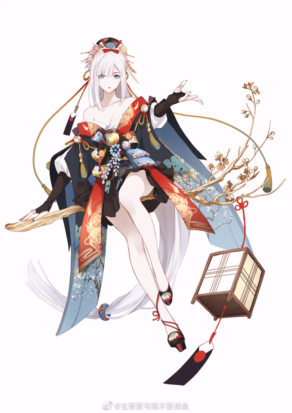 画师水印
百绘罗衣青行灯