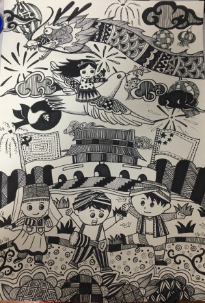 线描画