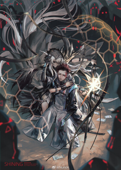 #明日方舟# 我终于搞了【闪灵x博士oc】黑恶魔的庇护「你，由我来守护?！?????