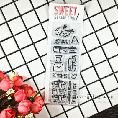 现货包邮 Sweet Stamp Shop 美国进口手帐透明印章2x6英寸多款