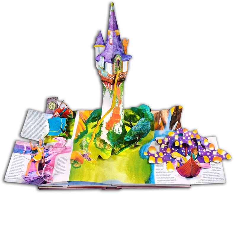 迪士尼公主立体书 魔法世界 原装进口正版 Disney Pricess Magical Pop-up World 迪士尼公主全集 童年回忆 儿童节礼物