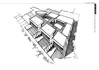 建筑手绘线稿临摹100例