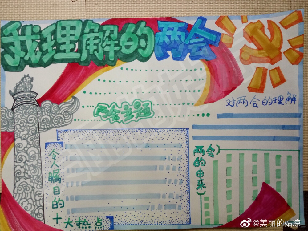好久没更啦～又是四处搜刮来的手抄报 图源水印侵权删～