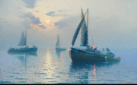 画家Christopher Blossom