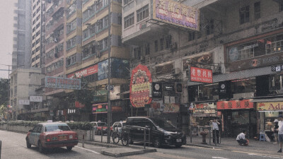 香港 冰室 街头 中环 湾仔