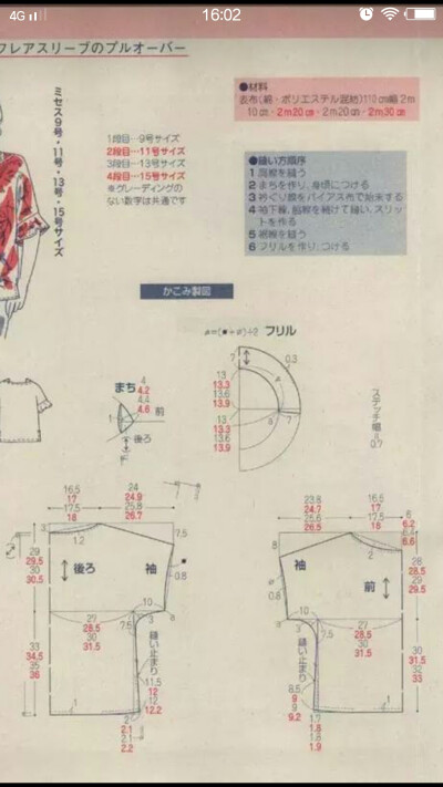 宽松版衬衫裁剪图