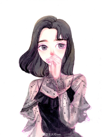 可爱的小姐姐头像(｡•̀ᴗ-)✧
水彩画
cr.@王大可vvv