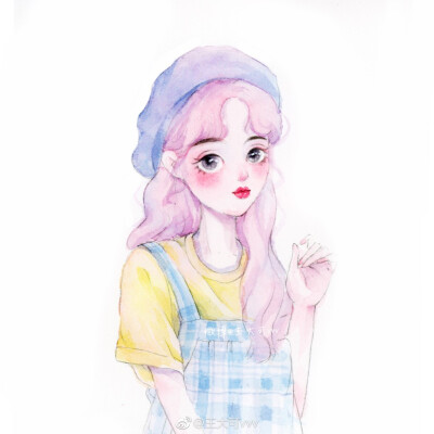 可爱的小姐姐头像(｡•̀ᴗ-)✧
水彩画
cr.@王大可vvv