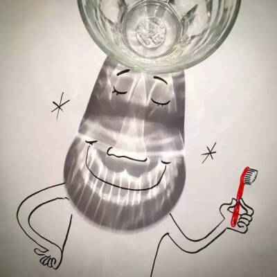 插画和光影的有趣结合 ，创意源于生活的设计灵感，杠杠滴！