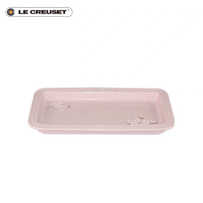 法国酷彩 LE CREUSET 酷彩 炻瓷 繁花系列 长方形盘